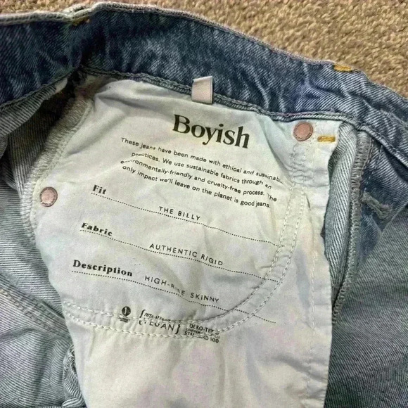 Boyish The Billy Women’s High Rise Jeans size 29 excellent condition - Picture 6 of 10